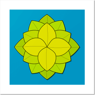 Green Succulent Posters and Art